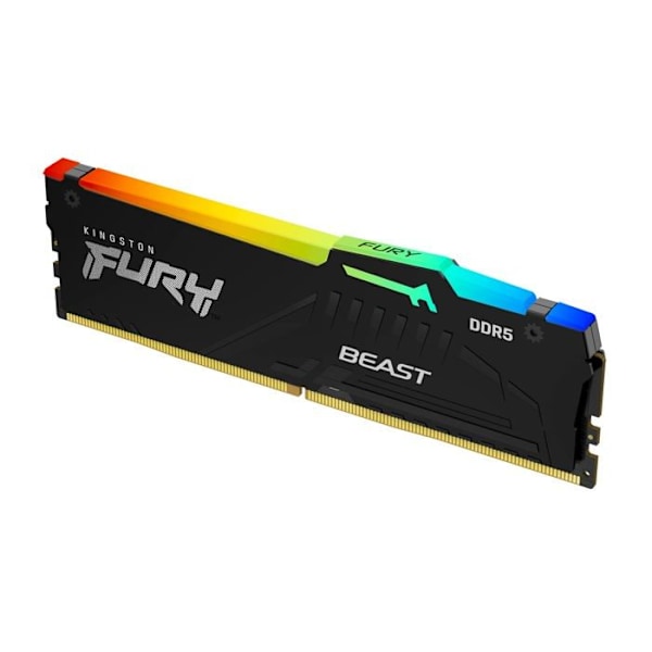 Kingston Fury Beast RGB 8GB 6000MHz CL36 DIMM DDR5-hukommelse