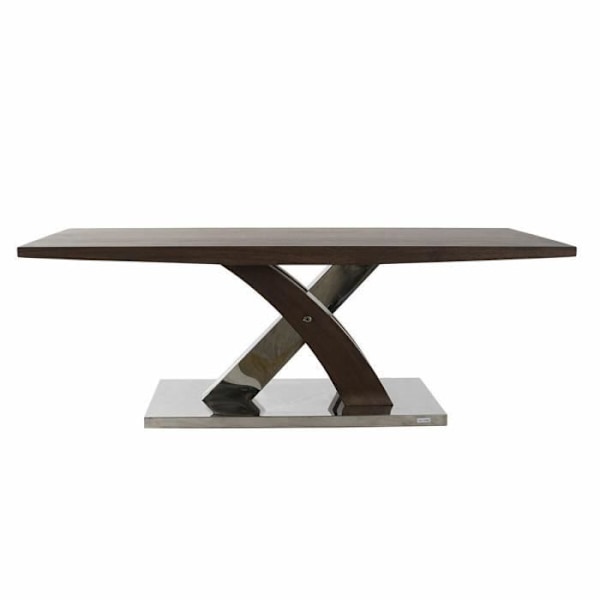 Ståltræ spisebord - Ukendt mærke - 120 x 60 x 43,5 cm - Hvid