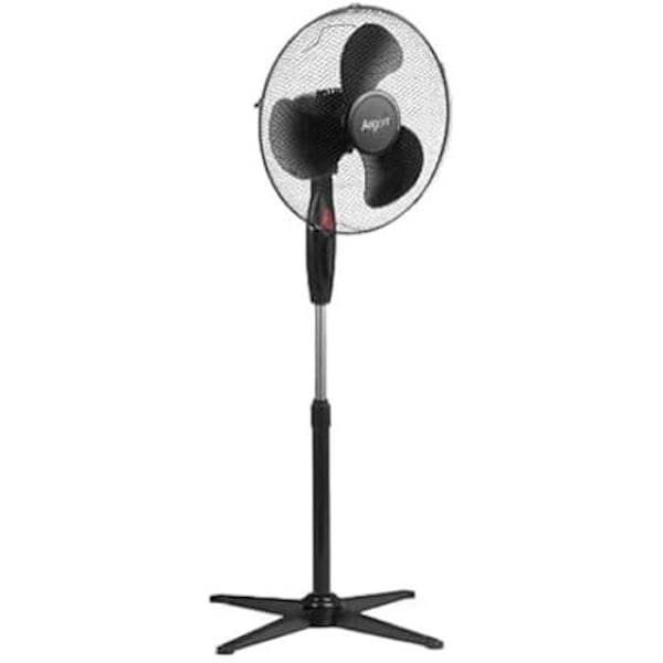 Piedestal ventilator - ARGON - Sort - 45 W - 43 x 60 x 102 cm - Flerfarvet Flerfärgad