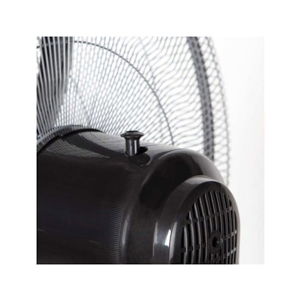 Gulvventilator - Orbegozo - SF 0156 - 45 cm - Sort/Sølv - 3 hastigheder Svart silver