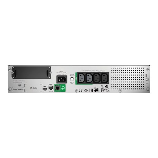APC UPS SMT750RMI2UC musta