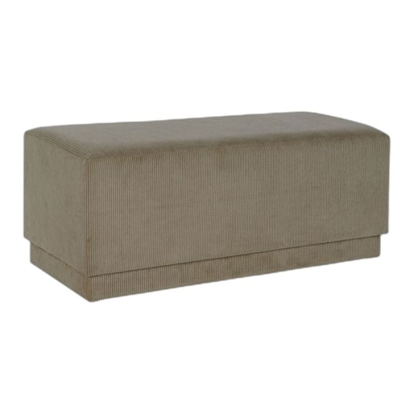 Bænksæde af polyester og MDF træ DKD Home Decor kastanj