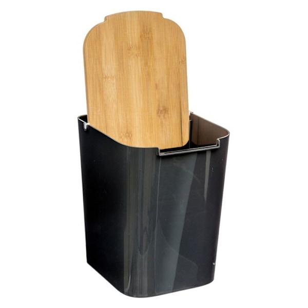 5five - 5l "naturéo" sort bambus lågbeholder Svart