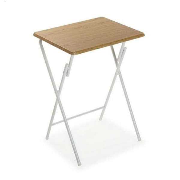 Versa Taulukko Taitettava Suklaa Metallia Puu MDF (37,5 x 65,5 x 47,5 cm) - 8420327475855