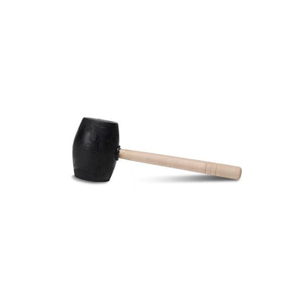 Gummihammer Sort 750g 65908 Rubi