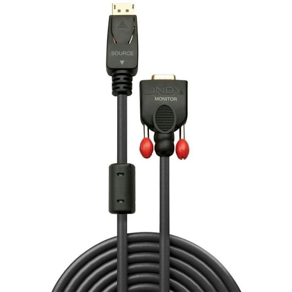 LINDY DisplayPort till VGA-omvandlarkabel - 2m