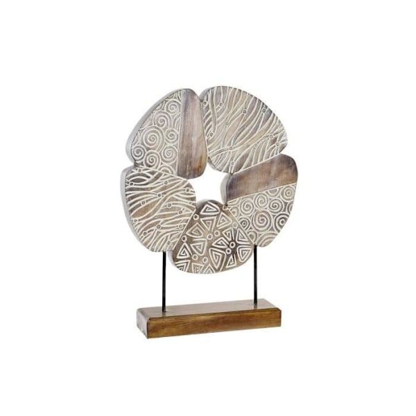 dekorativ abstrakt jernfigur (40 x 10 x 51 cm)