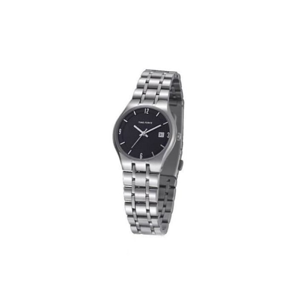 Dameur - Time Force - TF4012L01M - Quartz - 29 mm - Sort stål Svart