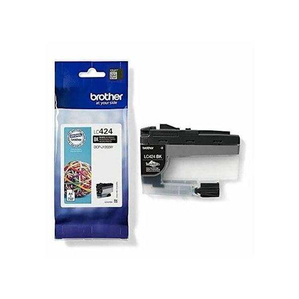 LC424BK-mustepatruuna - BROTHER - 750 sivua, riittoisa musta - DCP-J1200W