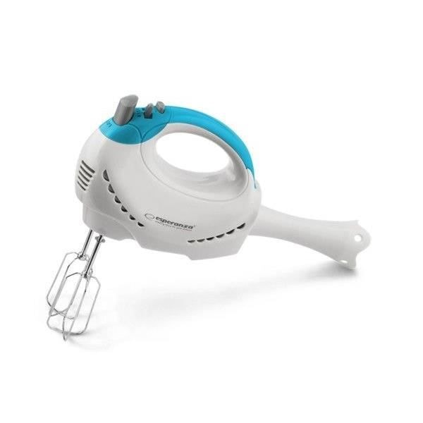 Esperanza EKM010 Tiramisu Mixer 300 W, Hvid/Blå - 5901299917077