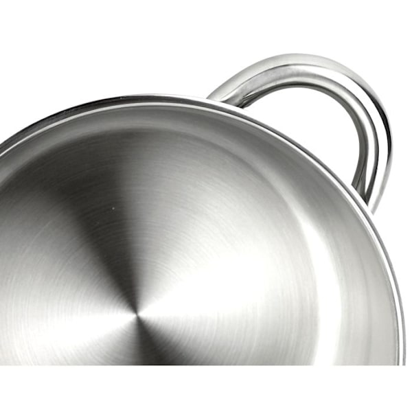 Gratängform - FAGOR - Silverinox - 24 cm - Rostfritt Stål - Induktion - Lock Pengar