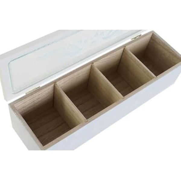 Infusionslåda - DKD Home Decor - Estándar - Glas och MDF trä - Flerfärgad - 9x8x30 cm Flerfärgad