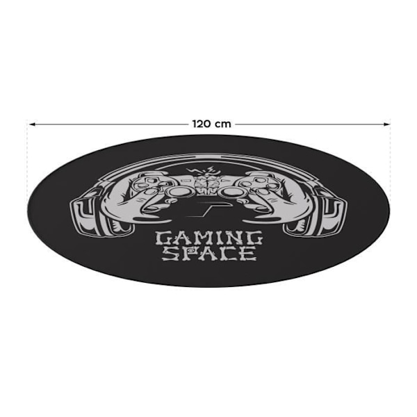 Gaming Tæppe - HUZARO - FLOORMAT 6.0 - Skridsikkert - Væskeafvisende - Termisk isolering