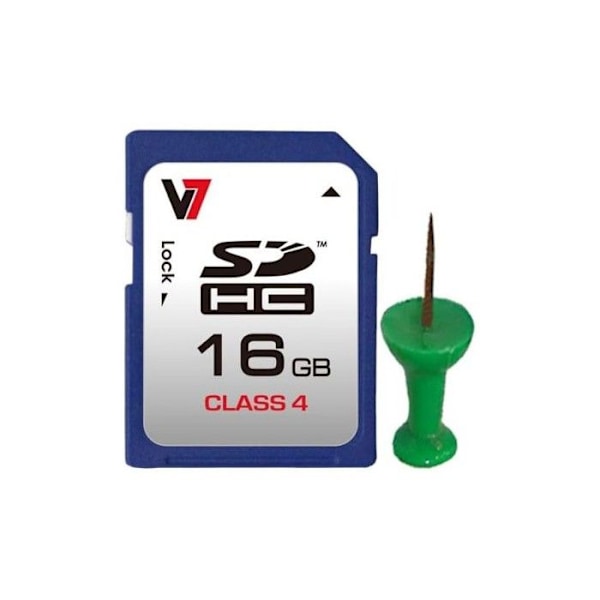 16 GB klasse 4 SDHC-kort - V7 VASDH16GCL4R-2E