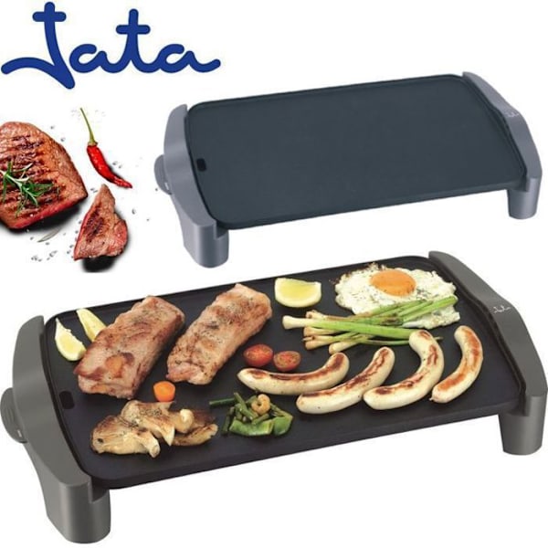 Grill och grill - JATA - GR-555A - 2500W - Svart - rektangulär yta Svart