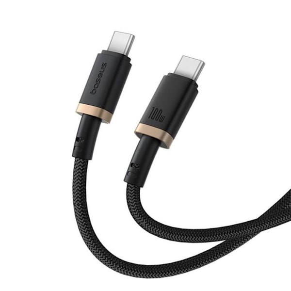 USB-C USB-C -datajohto, 100 W, 1 m - Baseus Dura (P1037780803U01-00) - Musta