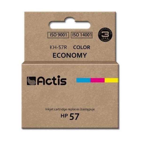 Actis KH-57R blækpatron 1 stk(e) Kompatibel Standardudbytte Cyan Magenta Gul