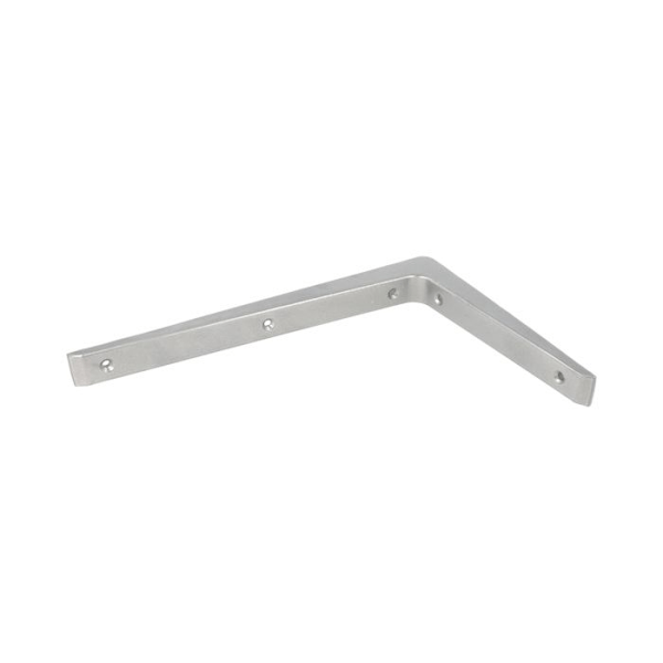 Seinähyllyille tarkoitettu kulma - AMIG - Palomilla - Teräs - Harmaa - 250x200 mm Metallic Grå