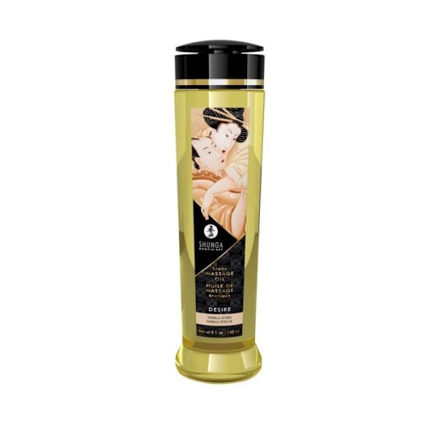 Hierontaöljy - Halua - Vanilja - 240 ml - Pehmeys - Eroottisuus