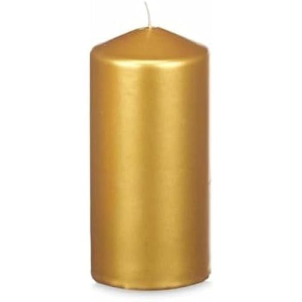 Ljus - Set med 12 - Guld - 7 x 15,5 x 7 cm - Dekorativa föremål - Inredning Flerfärgad