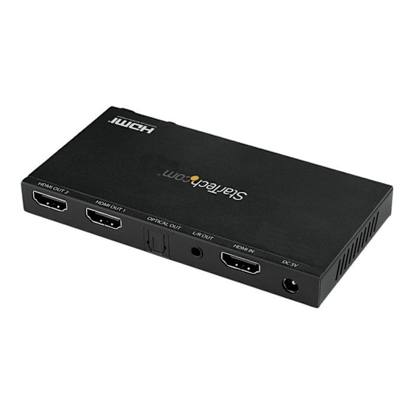 StarTech.com 2-porttinen HDMI-jakaja - 4K 60 Hz sisäänrakennetulla skaalaimella - 7.1 Surround Sound