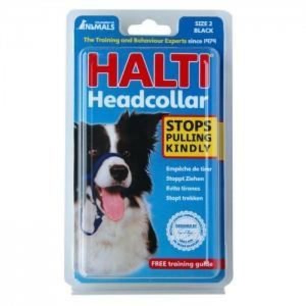 Anti-pull halsbånd - HALTI - Størrelse 0 - Nylon - Brun - Hund