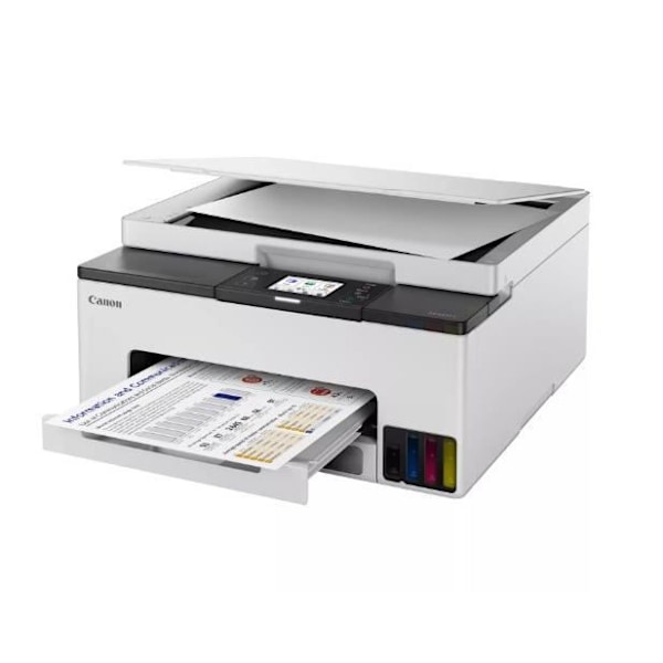 Monitoiminen Tulostin - CANON - MAXIFY GX1050 - Inkjettitulostin - Värillinen - WIFI - Valkoinen