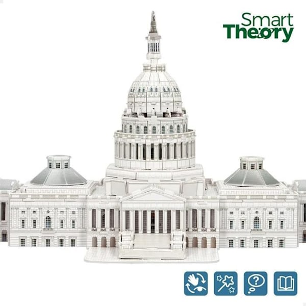 Puzzle 3D - ColorBaby - Capitole - 126 dele - Model 49660 - Multicolor