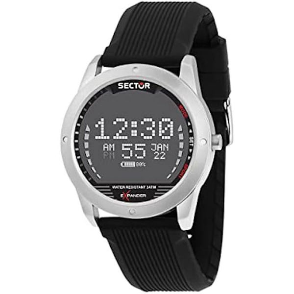 Ur - SECTOR NO LIMITS - EX-43 - Digital - 39mm - Vandafvisende 3 ATM Svart