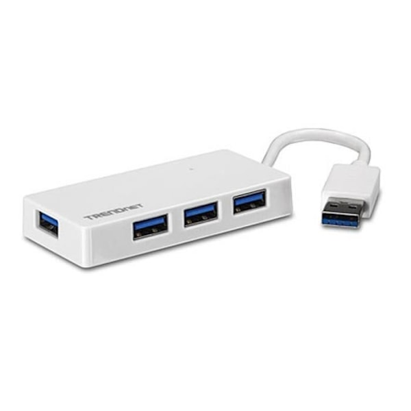 4-portars USB 3.0 Hub - TRENDNET TU3-H4E - USB-driven
