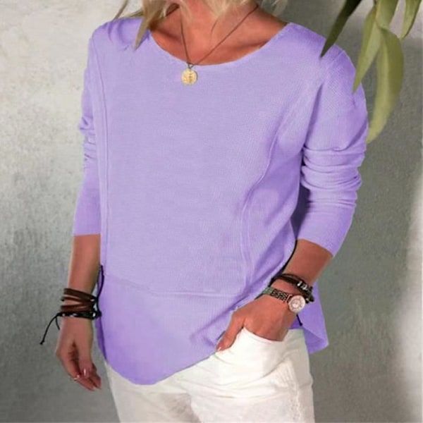 Damblus Långärmad - Märke - Modell - Mauve - Lila - Vanlig Mauve M