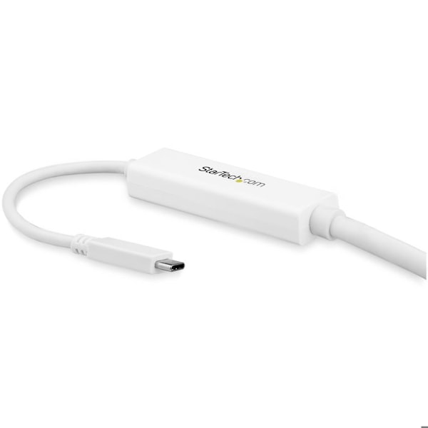 USB-C to DisplayPort - STARTECH - 3 m - 4K 60 Hz - Valkoinen - Thunderbolt 3