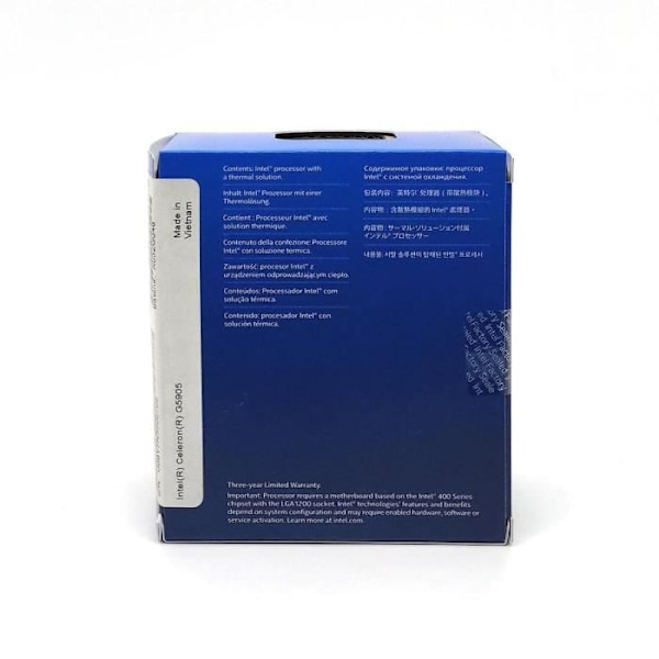 Intel Pentium Gold G5905-processor - INTEL - 2 kerner / 3,5 GHz - Sokkel 1200 - 58W