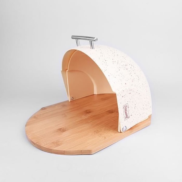 Brödlåda - Maestro - MR-1678-BR - Skjutlock - Modern design - Beige Beige