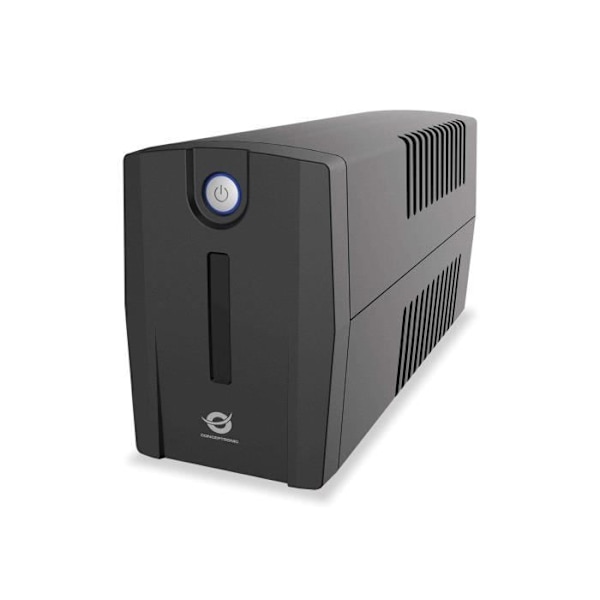 Keskeytymätön tehohuolto - CONCEPTRONIC - ZEUS01ES - 650 VA - Tyyppi F - Kompakti musta