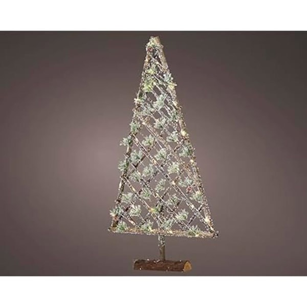 Koriste - KAEMINGK - Luonnonpuupuu - Micro LED - 80 cm - Lämmin valkoinen Natur/Varmvit