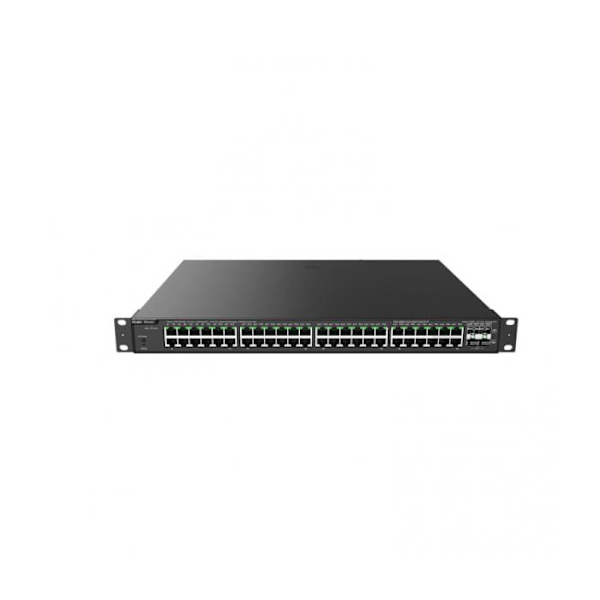 RUIJIE REYEE RG-NBS3100-48GT4SFP-P KATKAIN 5 PORTTIA 10/100 MBPS musta