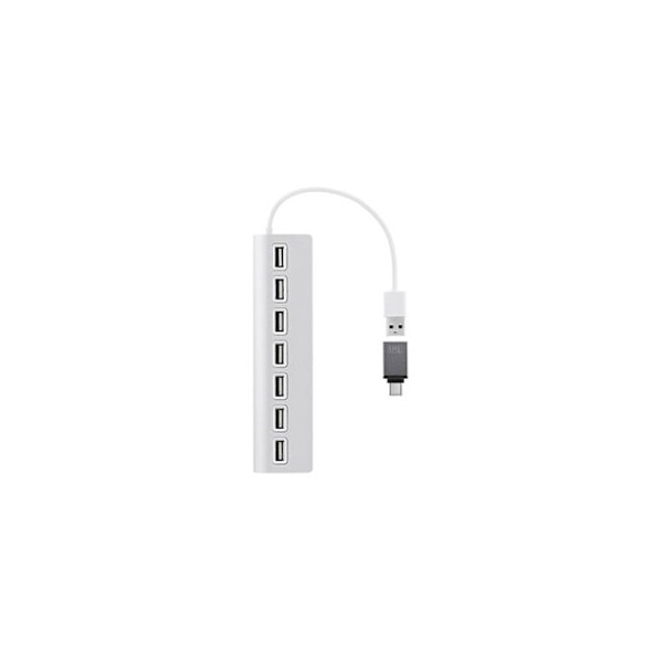 Tnb HUB USB 7 PORTTIA USB-A 2.0 ALUMIINIA