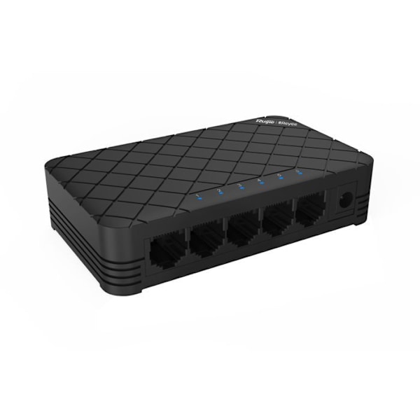 Reyee 5-portars Gigabit Unmanaged Desktop Switch Svart