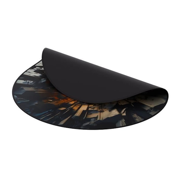 Gamingmatta - HUZARO - FLOORMAT 5.0 - Halkskydd - Vätskeresistent - Termisk isolering Svart