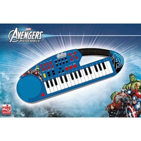 AVENGERS Elektronisk klaver 32 tangenter - 8 instrumenter - 8 rytmer - Batteridrevet