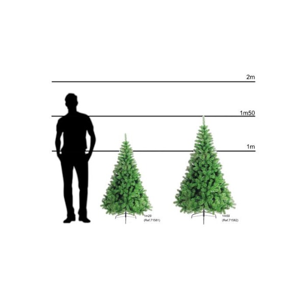 Julgran - konstgjord tall - 120cm Grön