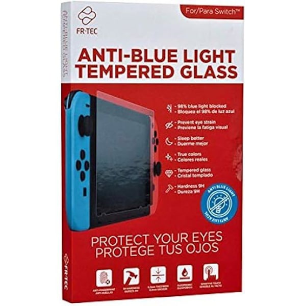 Anti-Blue Light karkaistu lasi näytönsuoja - FRTEC - Nintendo Switch