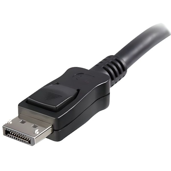 1,8m DisplayPort 1.2 -sertifioitu kaapeli - 4K x 2K - 1,8m DP 1.2 4K -kaapeli lukolla - M / M - DISPLPORT6L