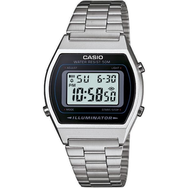 Kello - Casio - B-640WD-1AVDF - Digitaalinen - Musta - 38mm - Unisex Svart