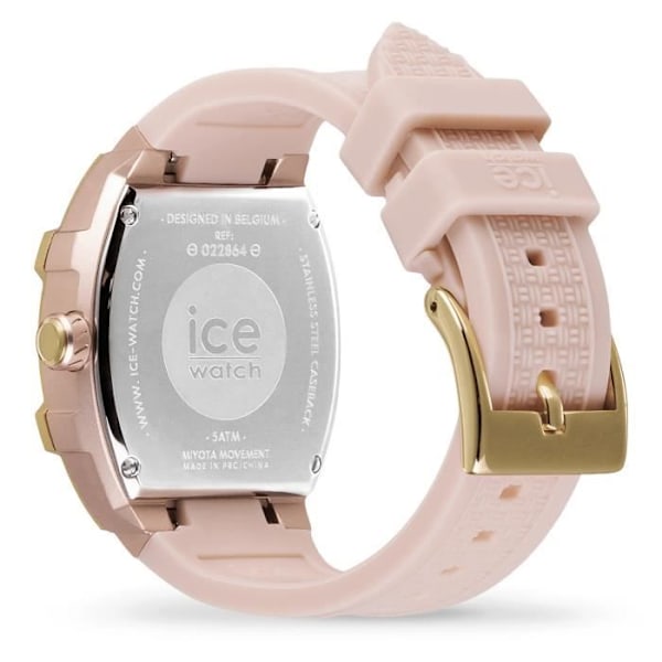Kello ICE WATCH - Naiset - 022864 - Vedenkestävä 5 ATM - Vaaleanpunainen silikoniranneke Rosa