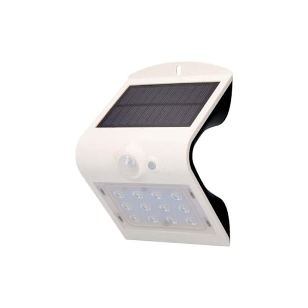 Solar Væglampe med Led Sensor EDM 1,5W 220 Lumen 10x14cm - Hvid