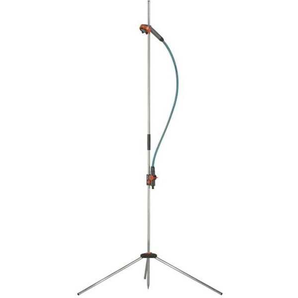 GARDENA Trio havebruser – Samlet højde 220 cm – Integreret stativ – Tågestråle og diffus stråle – Aftageligt brusehoved – (960-20)