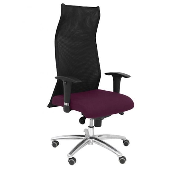 Ergonominen suuntatuoli synkromekanismilla ja säädettävällä korkeudella, erityisesti pitkille ihmisille