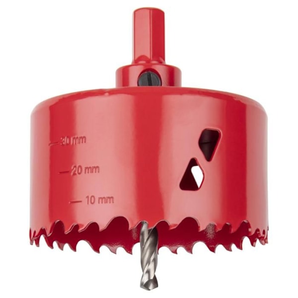 BiM Multi Material Hulsav - WOLFCRAFT - Diameter 83 mm - Skæredybde 40 mm Rød